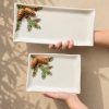 Petite assiette à serviette pin