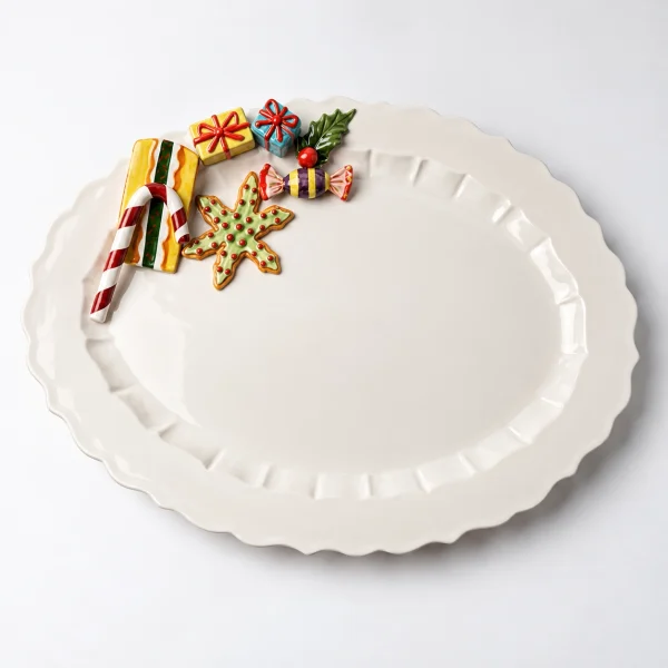 Grand plat ovale bonbons
