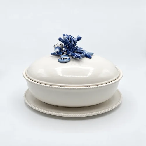 Terrine corail bleu