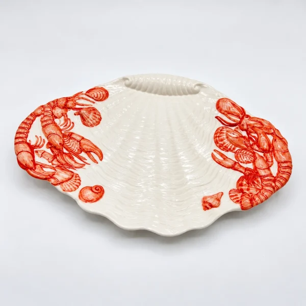 Plat ovale moyen scampi