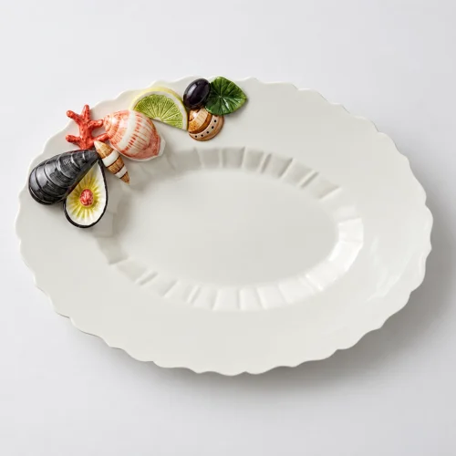 Grand plat creux mer