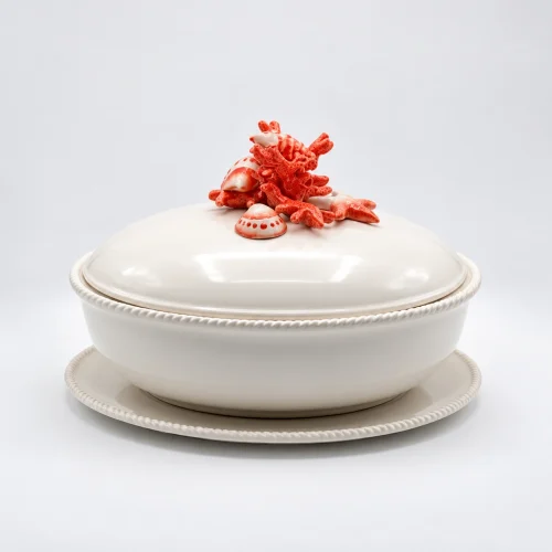 Terrine corail rouge