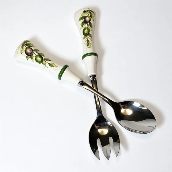 Couverts à salade olives