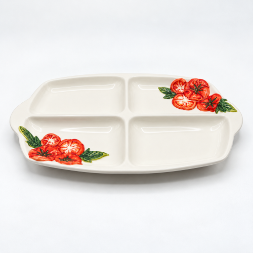 Grand plat à apéritif tomate